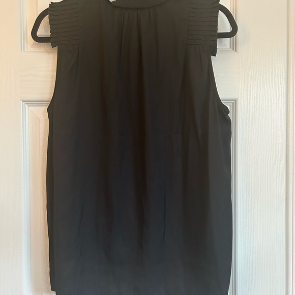 Loft black sleeveless blouse. - Picture 2 of 6